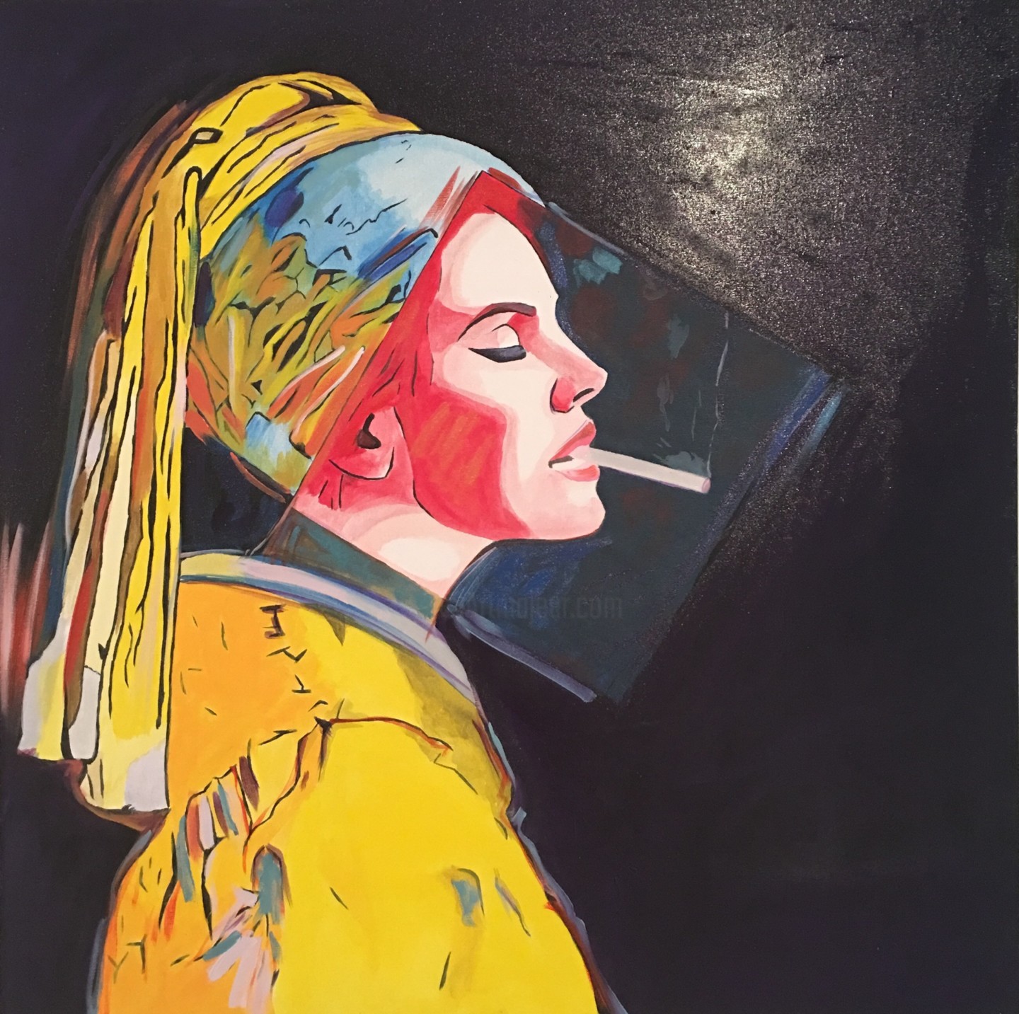 絵画｜原画｜油絵｜Interior Art｜The chilling girl