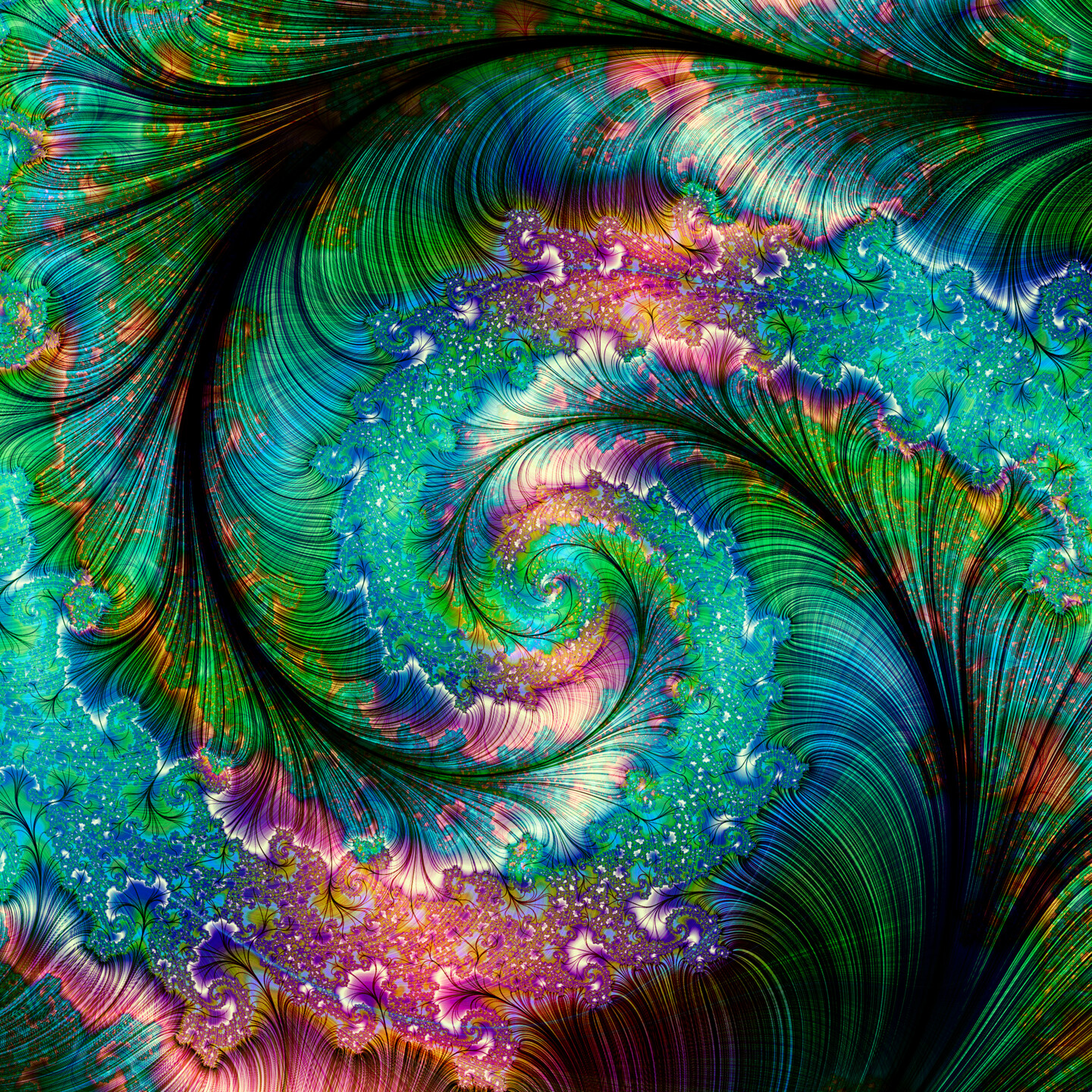 fractal  art  nude wallpaper Feuillage Fractal, Digital Arts by Chmidis | ArtMajeur