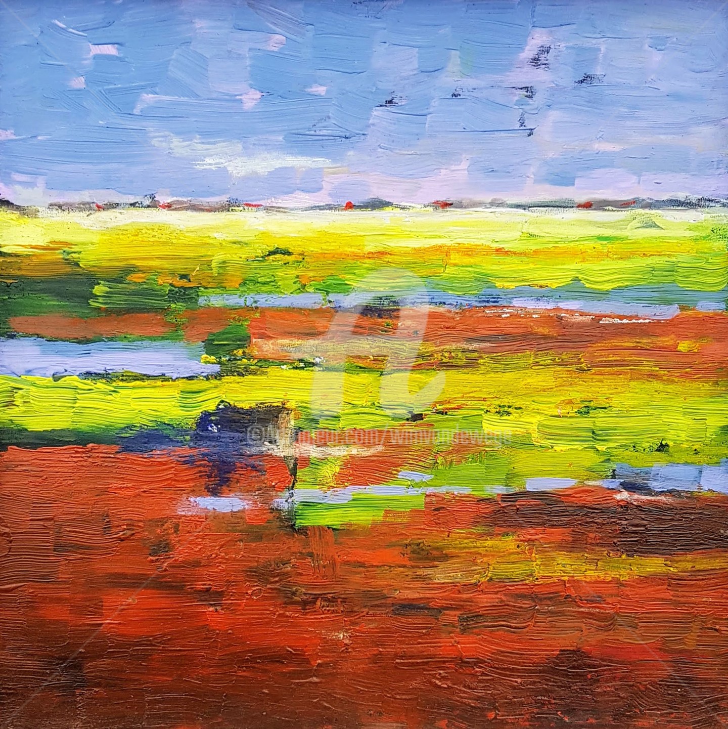 Summer abstract art discount