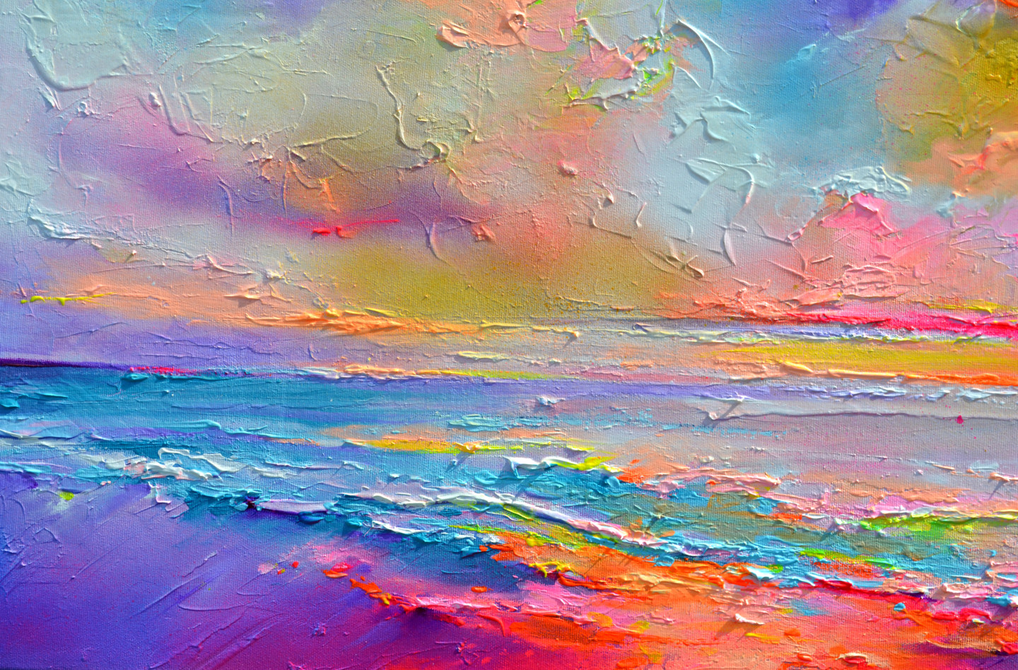 New Horizon 151, Painting by Roxana Gabriela Soos | ArtMajeur