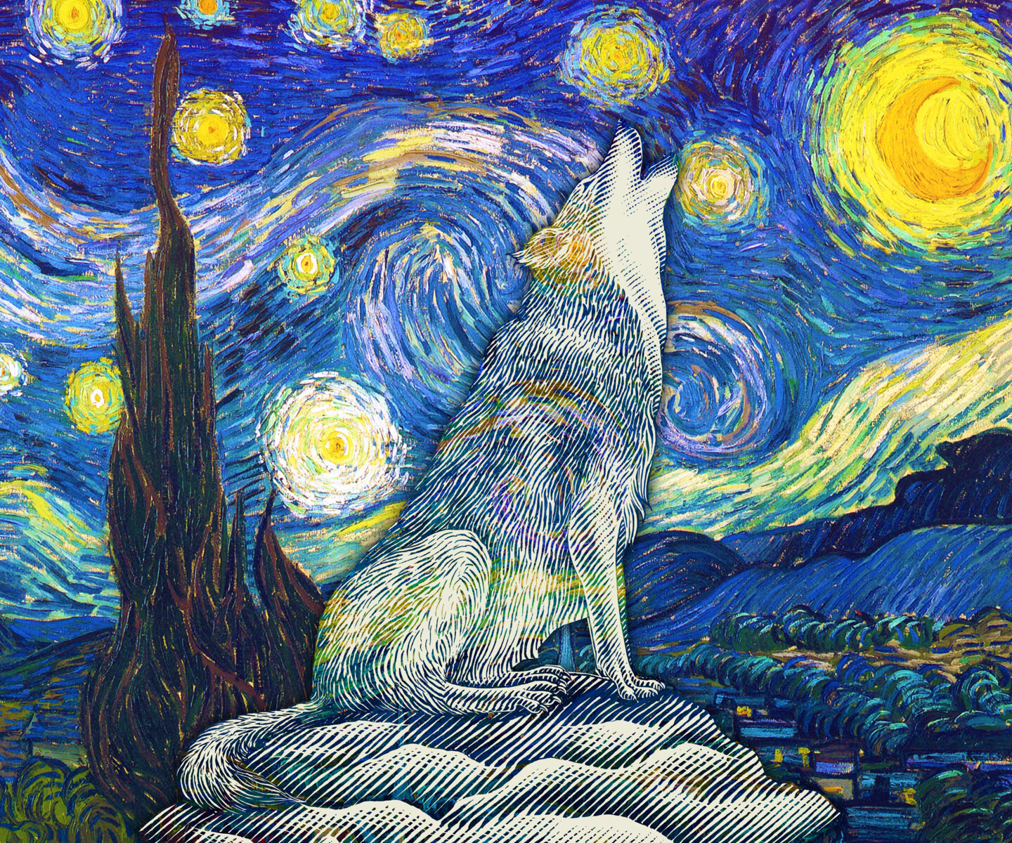 Vincent Van Gogh STARRY NIGHT Estate Signed Limited Edition