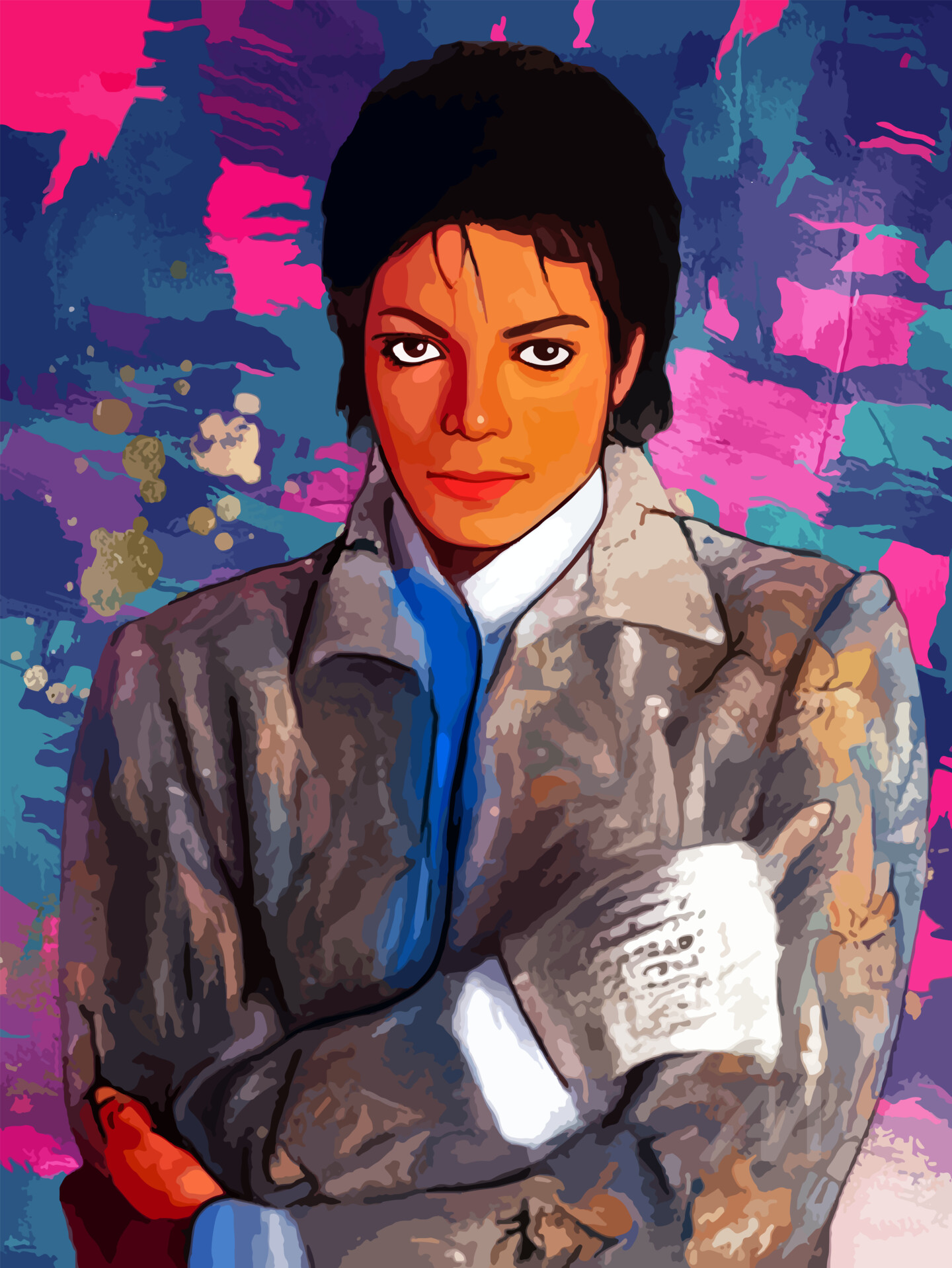 アート・デザイン・音楽 Michael Jackson : A Life In Pictures Michael Jackson Illustration, Digital Arts by Phoenix Arts | ArtMajeur