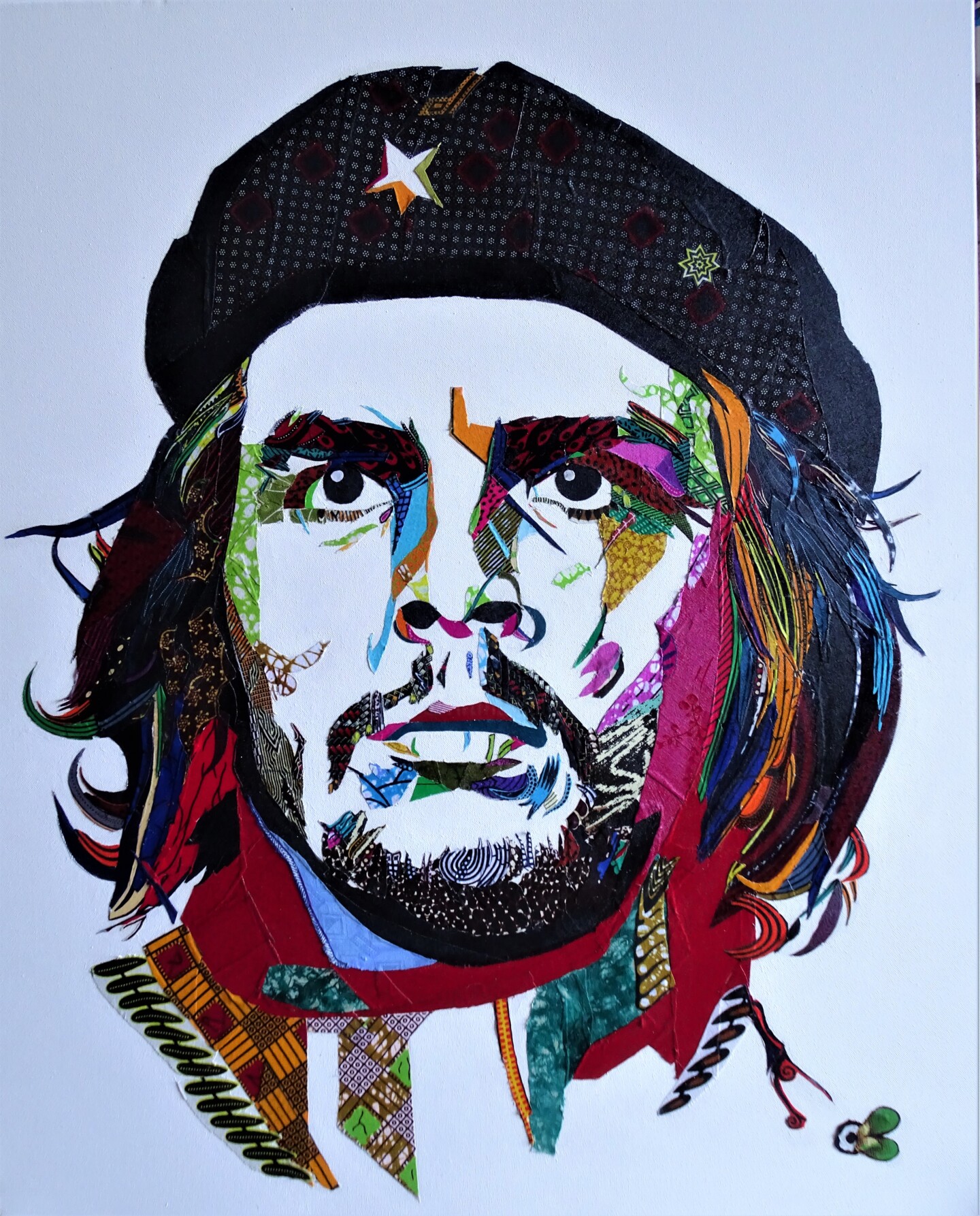 ショップレビュー ランキング Ernesto Che Guevara, コラージュ Olivier Bouvardによって 絵画
