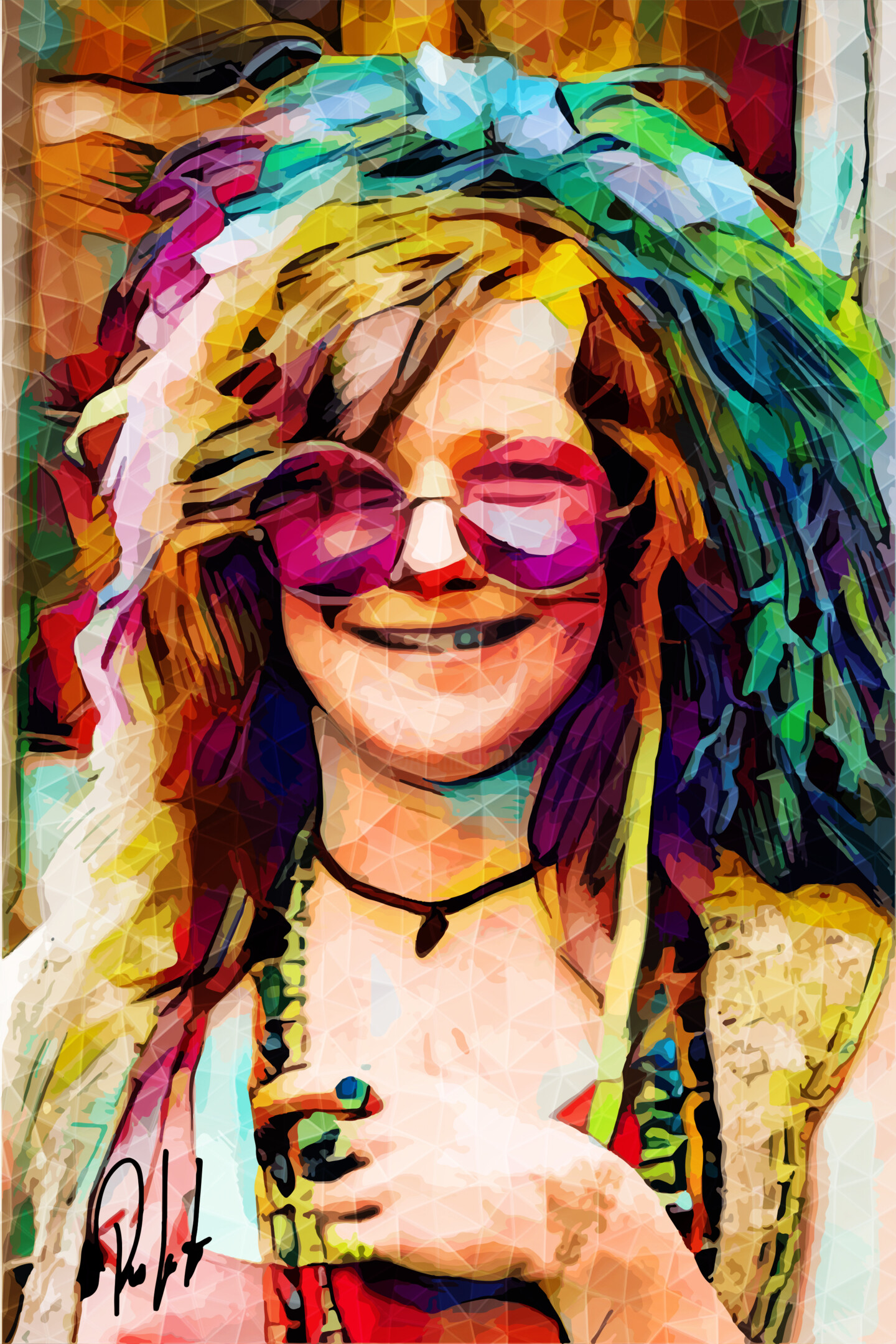 油絵原画　Janis Joplin Janis Joplin Art Print, Singer Canvas, Joplin Painting | eBay