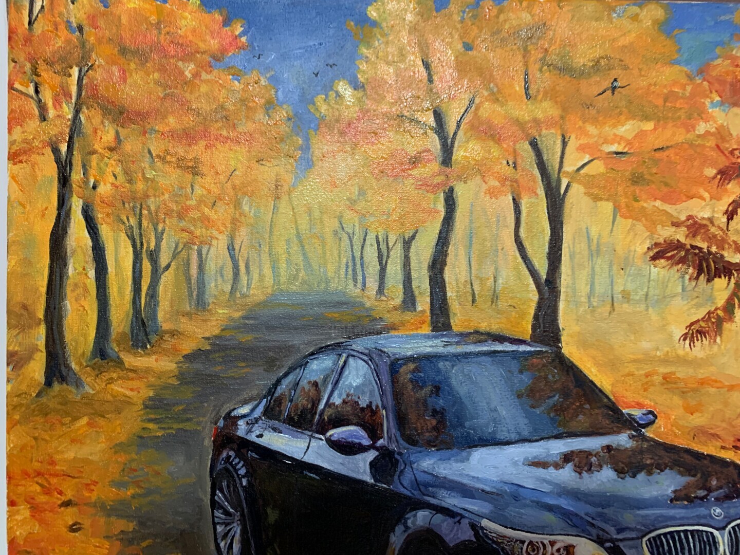 BMW 写実水彩画 Eng sub] Old mountain temple | Japanese Landscape