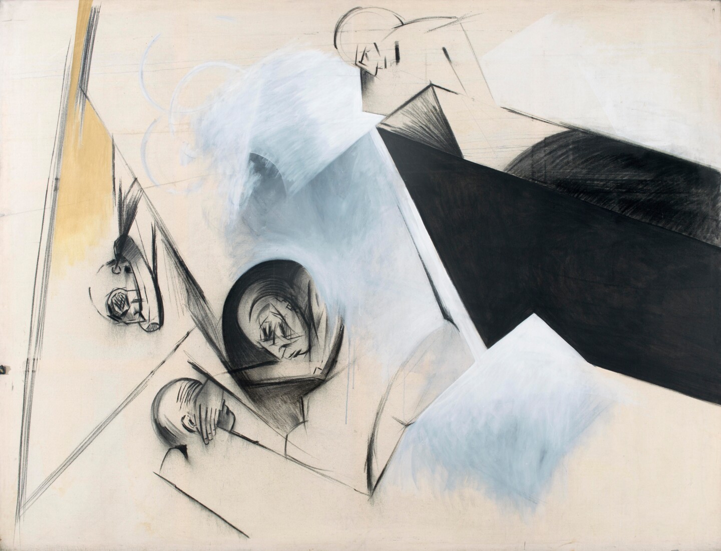 Painting titled "Untitled Νο1" by Haris Gavrilos, Original Artwork, Oil