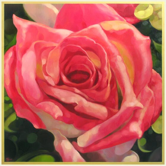 Pink Rose 1, Painting by Choong Ching Liew | ArtMajeur