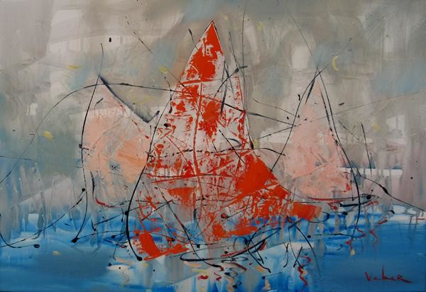 Oksana Veber - Blue and pink
