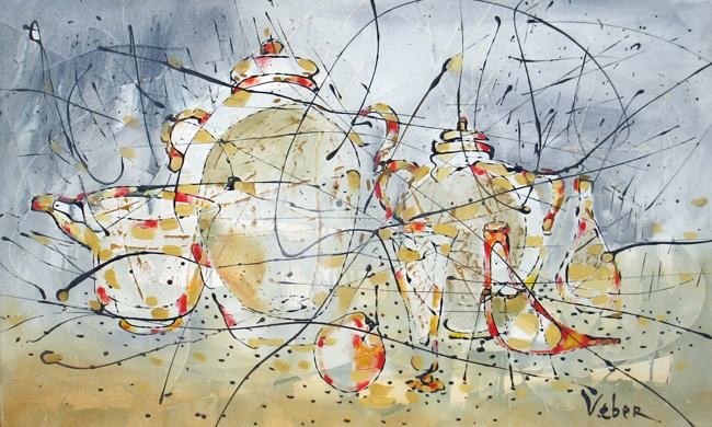 Oksana Veber - Still life with glass