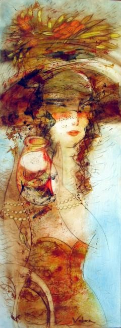 Oksana Veber - Girl with the aquarium