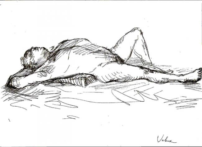 Oksana Veber - Live model drawing