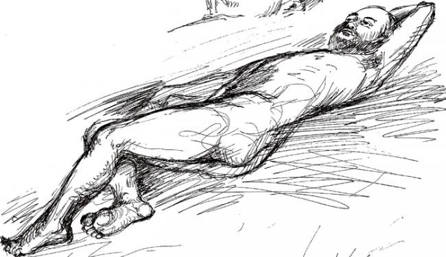 Oksana Veber - Live model drawing