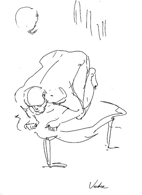Oksana Veber - Live model drawing