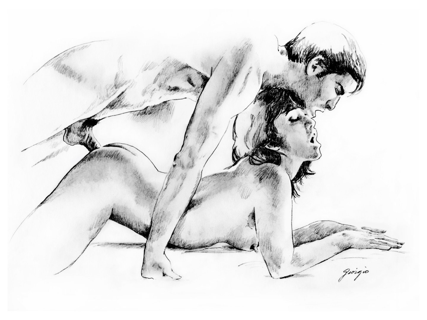 anal drawing Danny And Kara Have Anal Sex, Drawing by Giorgio Verona | ArtMajeur