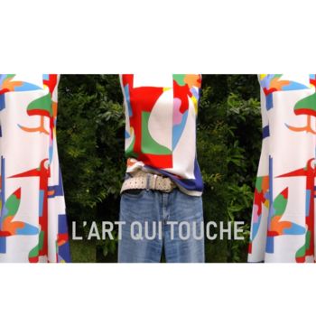 Artcraft titled "Hash-Hash  L'Art qu…" by Hildegarde Handsaeme, Original Artwork, Women's Clothing