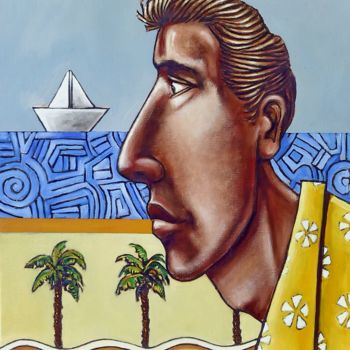 Peinture intitulée "il était un petit b…" par Pascal Buffard, Œuvre d'art originale