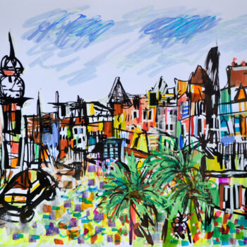 "We went to the seas…" başlıklı Tablo Muriel Cayet tarafından, Orijinal sanat