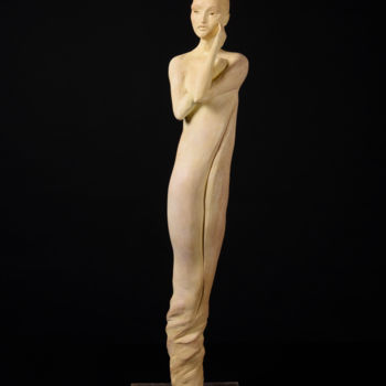 Sculpture intitulée "l-autre-cote1.jpg" par Valerie Barrault, Œuvre d'art originale, Céramique