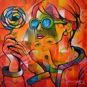 绘画 标题为“surprise party” 由Jeannette Guichard-Bunel, 原创艺术品, 油