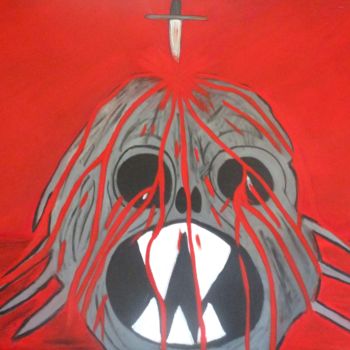 Painting titled "La fin des ténèbres" by Aorlius, Original Artwork, Acrylic