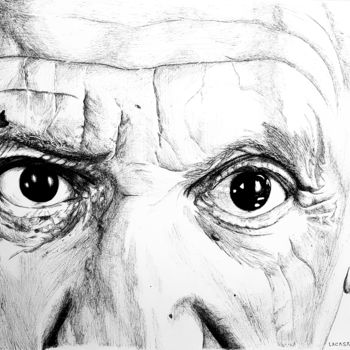 Drawing titled "El genio fulmineo" by Lacasa, Original Artwork, Ink