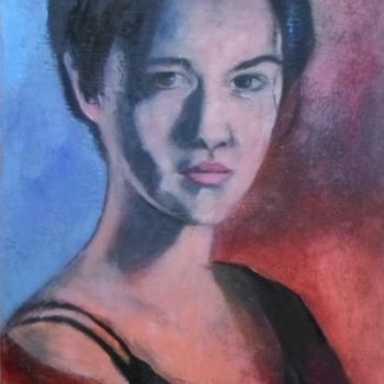 Peinture intitulée "Rachel" par Marie Andrée Hembert, Œuvre d'art originale, Huile