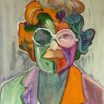 Painting titled "multimom. 20pfp" by Richard Herr, Original Artwork, Acrylic