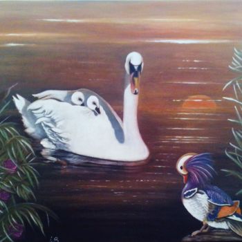 「bonsoir-cousin-n-73…」というタイトルの絵画 Isabelleによって, オリジナルのアートワーク