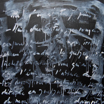 Peinture intitulée "Une saison en enfer…" par Briga, Œuvre d'art originale, Acrylique