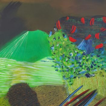 Painting titled "Sine  Qua Non" by Sebastian Olivier Burckhardt, Original Artwork, Acrylic
