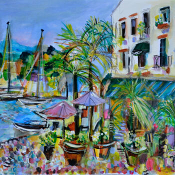 Peinture intitulée "Marina avventura" par Muriel Cayet, Œuvre d'art originale, Acrylique