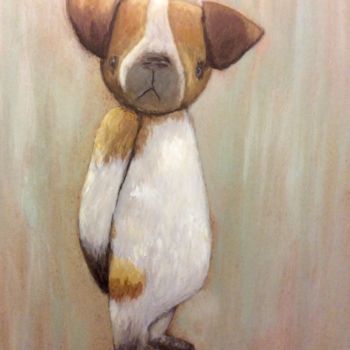 Painting titled "Bille - 379" by Noëlle Lassailly, Original Artwork, Acrylic