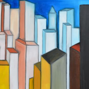 绘画 标题为“Boston-” 由Jean Pierre Tachon, 原创艺术品, 其他