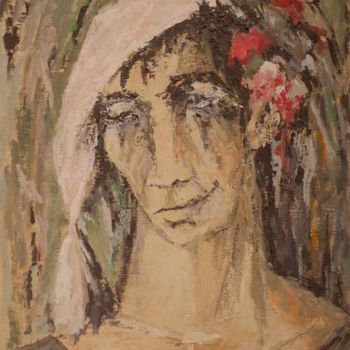 Peinture intitulée "L'acrobate.jpg" par Dominique Bertrand, Œuvre d'art originale, Huile