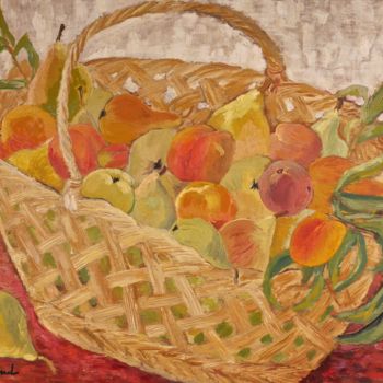 Peinture intitulée "Au Vernay (Saint Ga…" par Dominique Bertrand, Œuvre d'art originale, Huile