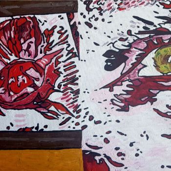 Painting titled "ella y él" by Maria Izquierdo, Original Artwork