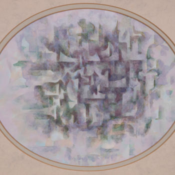Painting titled "Hoar Frost" by David Eatwell, Original Artwork, Watercolor