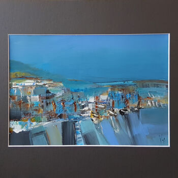 Peinture intitulée "Havre à demeure" par Muriel Cayet, Œuvre d'art originale, Acrylique