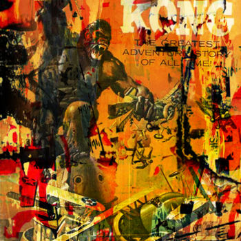 Painting titled "king-kong-real-apla…" by Pierre Olié, Original Artwork