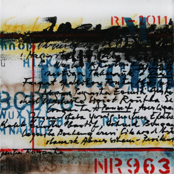 Malerei mit dem Titel "963-nr" von Pavel A.Richtr, Original-Kunstwerk, Acryl