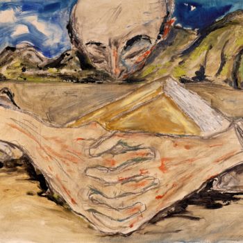 Peinture intitulée "Le testament" par Dominique Bertrand, Œuvre d'art originale, Huile