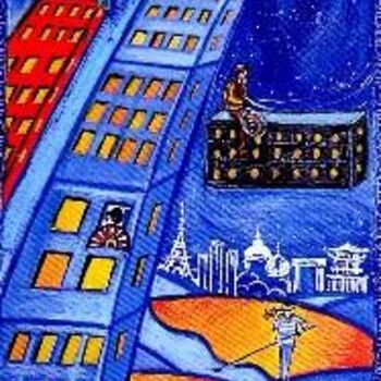 Peinture intitulée "Carte_de_Voeux.jpg" par Catherine Suchocka, Œuvre d'art originale