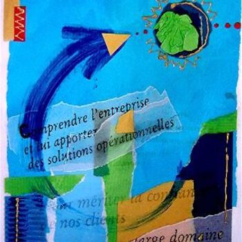 Peinture intitulée "Carte_de_Voeux_-_4.…" par Catherine Suchocka, Œuvre d'art originale