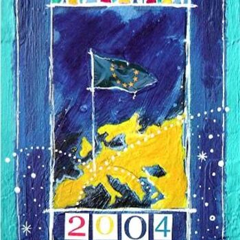 Peinture intitulée "Carte_de_Voeux_-_6.…" par Catherine Suchocka, Œuvre d'art originale