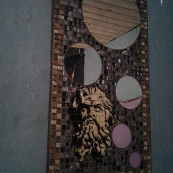Artesanía titulada "espejo Poseidon" por Jeronimo Sebastian Gilberto, Obra de arte original