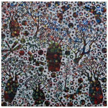 Schilderij getiteld "LAND OF MILK AND HO…" door Andre Van Der Kerkhoff, Origineel Kunstwerk