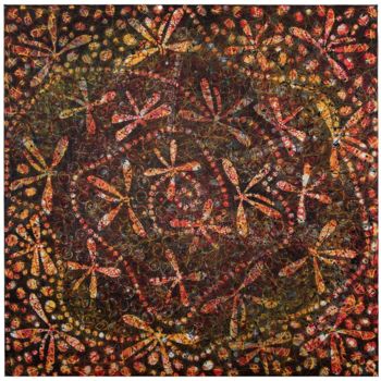 Painting titled "WHERE DRAGONFLIES T…" by Andre Van Der Kerkhoff, Original Artwork, Acrylic