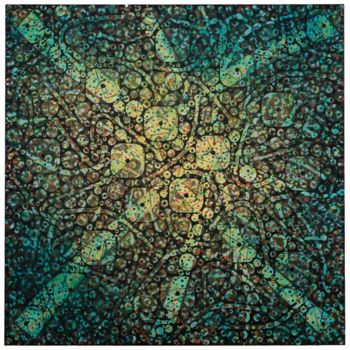 Painting titled "MANY NYMPHS' PARADI…" by Andre Van Der Kerkhoff, Original Artwork, Acrylic