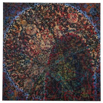 「BUNGLE BUNGLE SUNSET」というタイトルの絵画 Andre Van Der Kerkhoffによって, オリジナルのアートワーク, アクリル