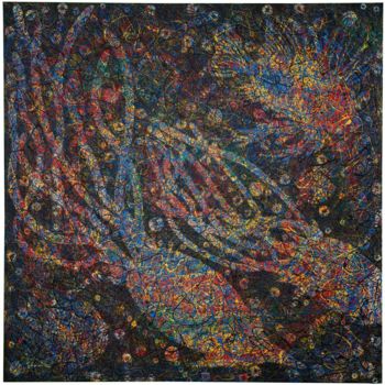 Painting titled "SQUID COAST SWING" by Andre Van Der Kerkhoff, Original Artwork, Acrylic